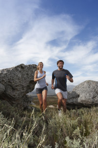 Jogging in the countryside